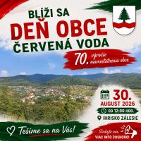 Blíži sa Deň Obce Červená Voda